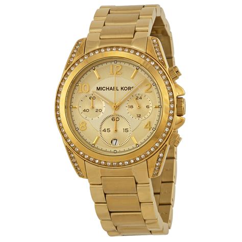 michael kors women's blair glitz watch 5166|michael kors watch mk5166.